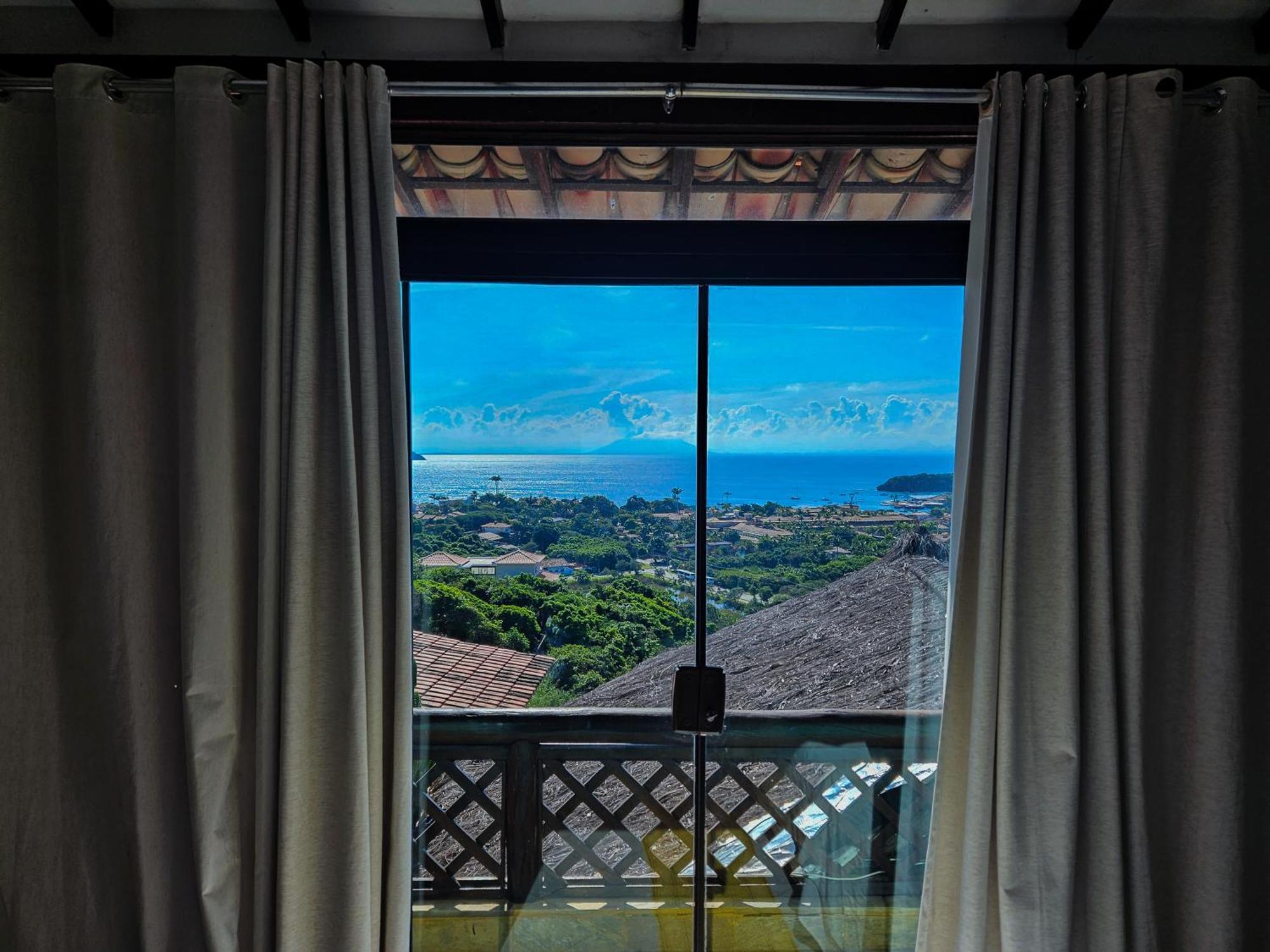 Bella Vista Ocean View Hotel Armacao dos Buzios ภายนอก รูปภาพ View from the window of a room at the hotel