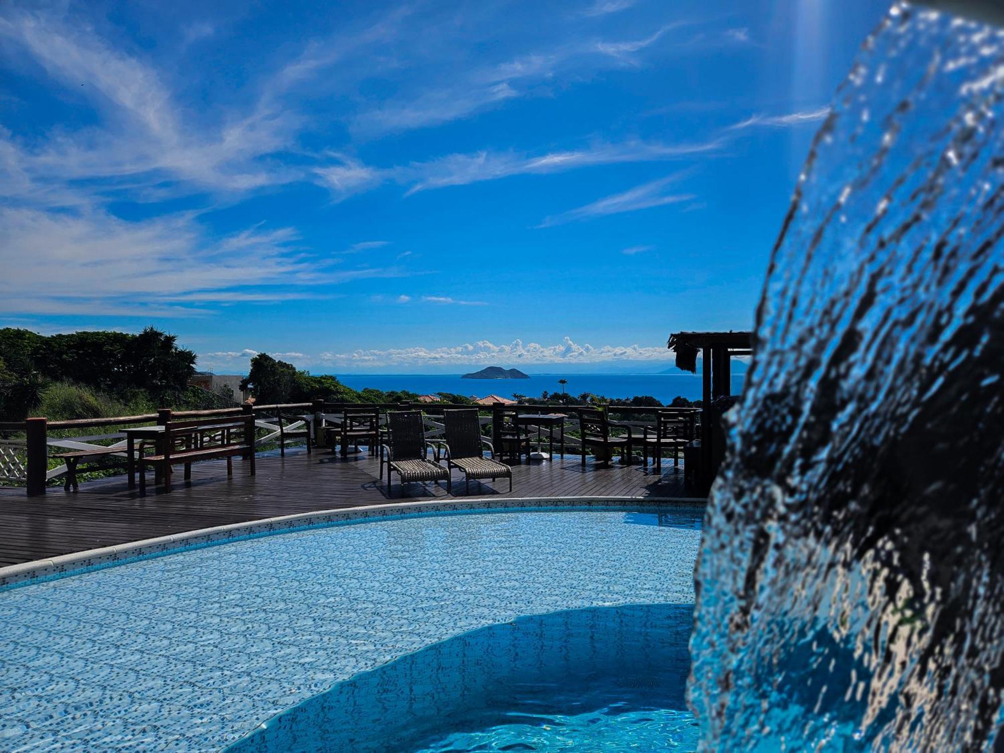 Bella Vista Ocean View Hotel Armacao dos Buzios ภายนอก รูปภาพ View of the sea from the hotel