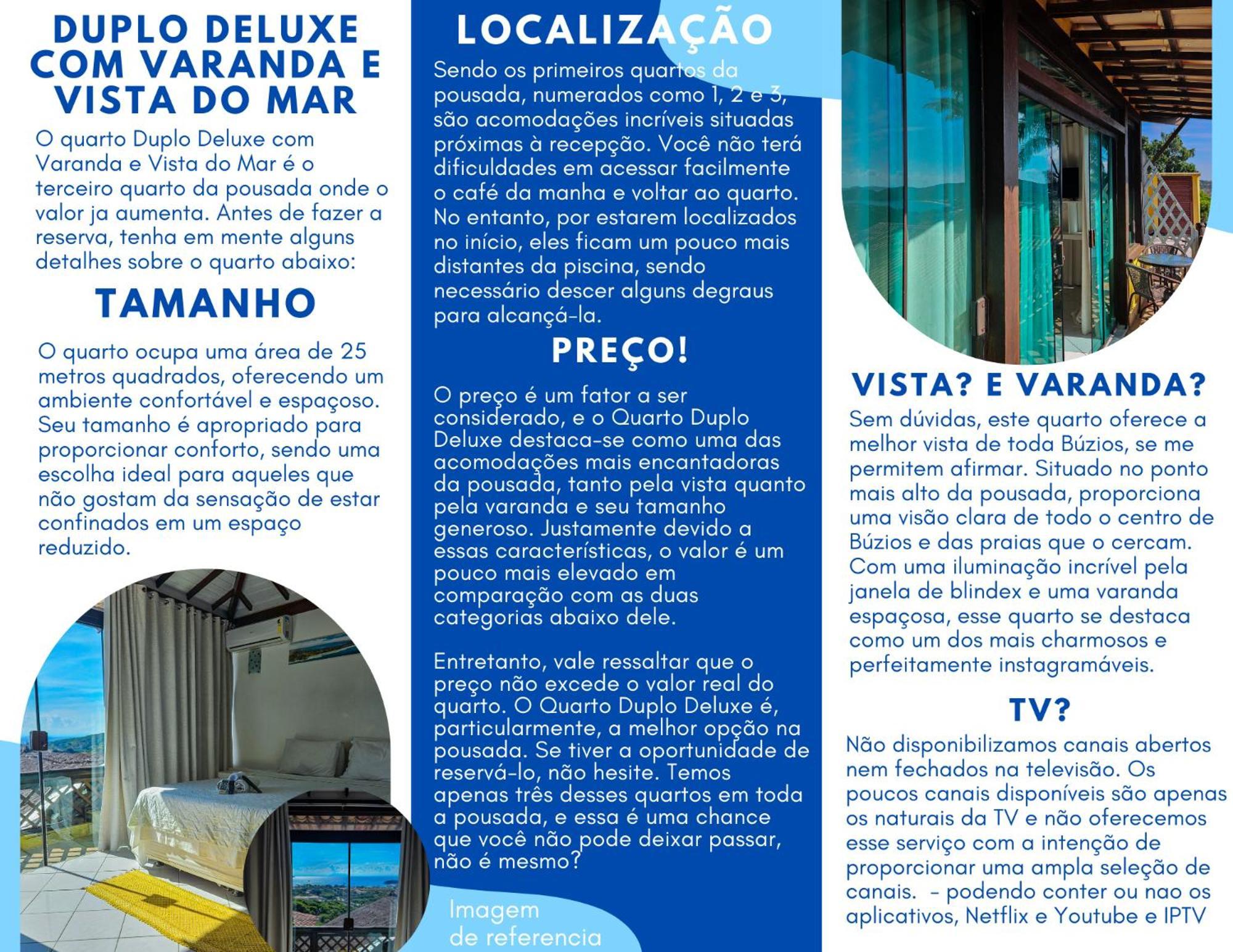 Bella Vista Ocean View Hotel Armacao dos Buzios ภายนอก รูปภาพ Brochure of a hotel